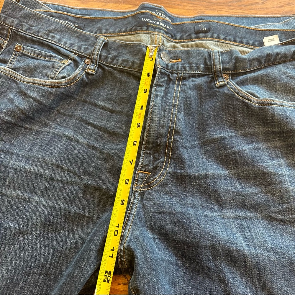 Lucky Brand 410 Athletic Slim Men’s Jeans Size 40 x 34 Two Pair - Picture 13 of 13